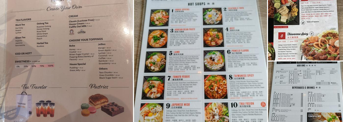 Boiling Point Menu