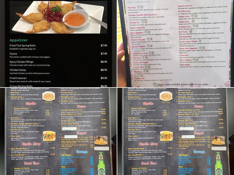 Boon Boon Cafe Menu