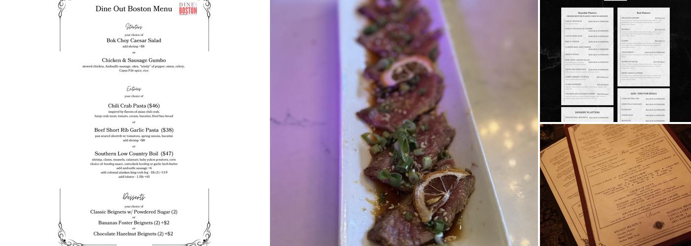 Bootleg Special Menu