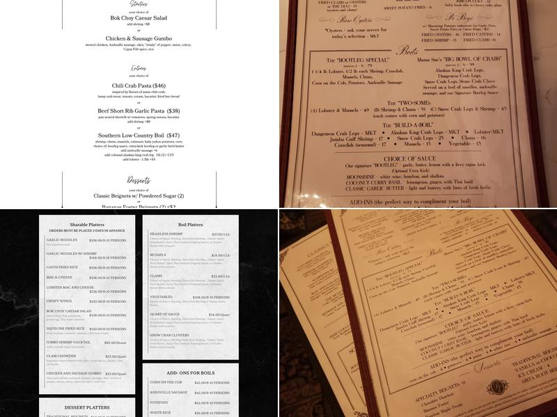 Bootleg Special Menu