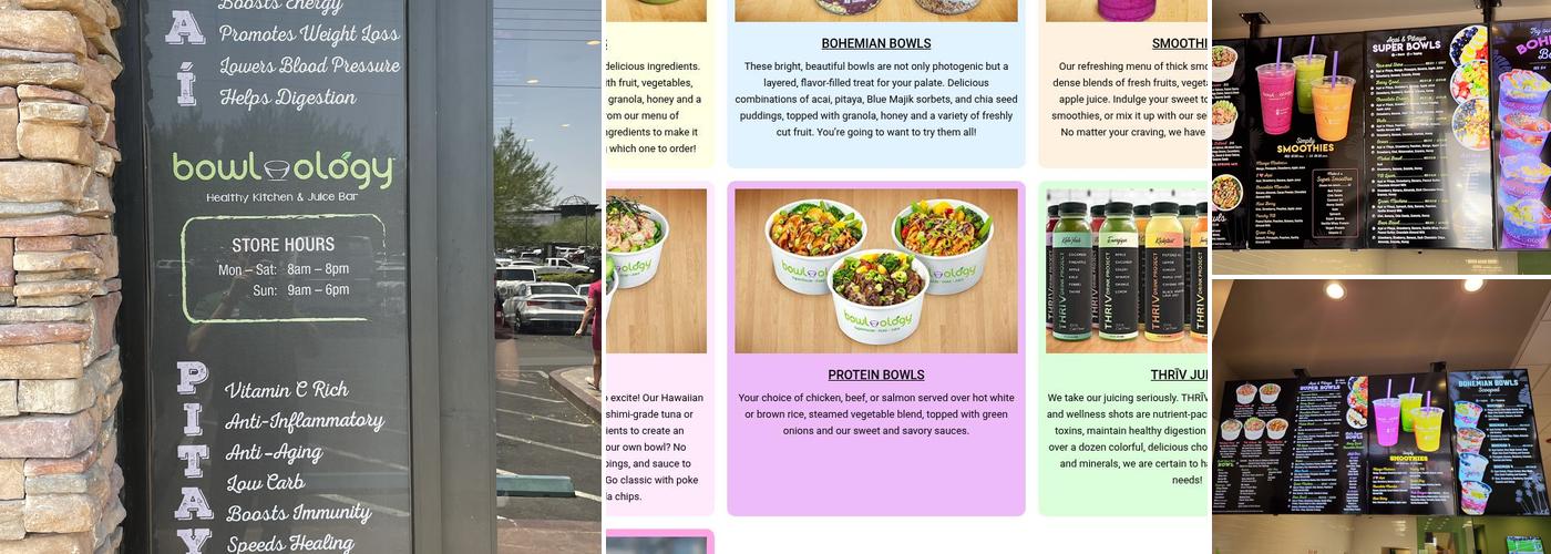 Bowlology Menu