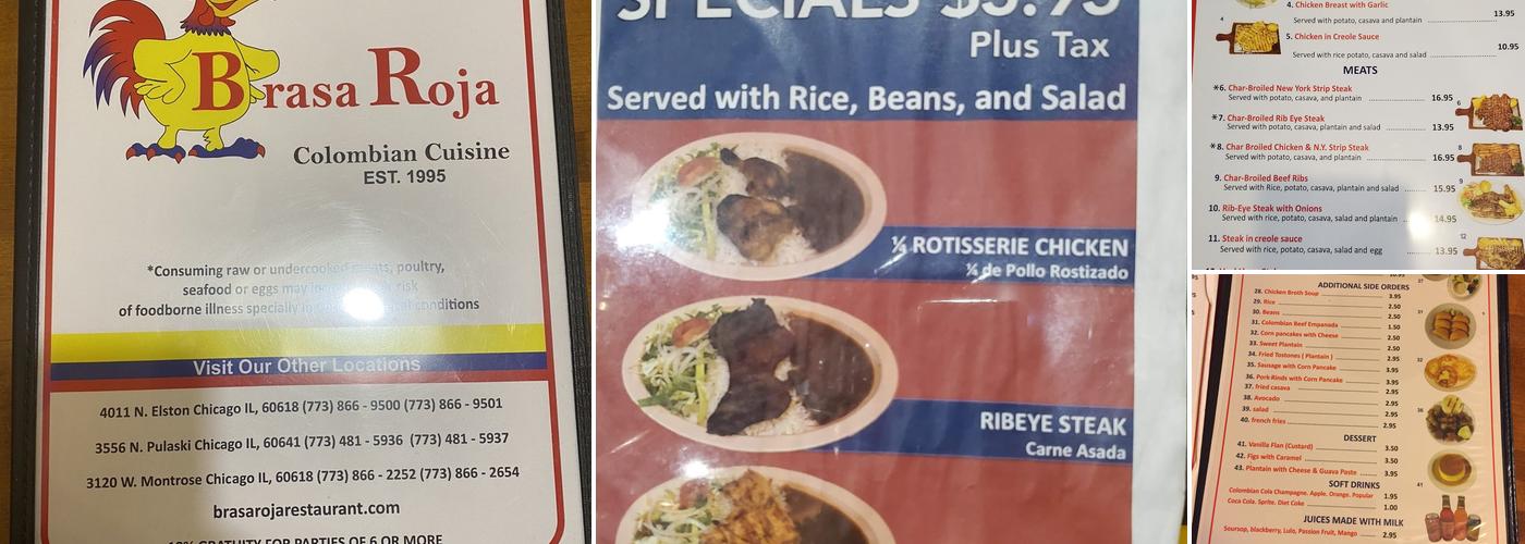 Brasa Roja Pulaski Menu