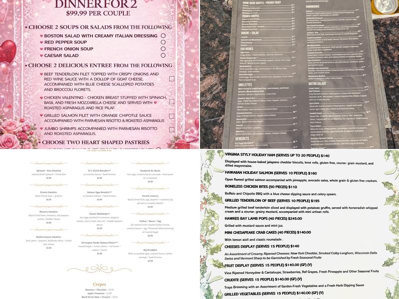 Bread & Chocolate Menu