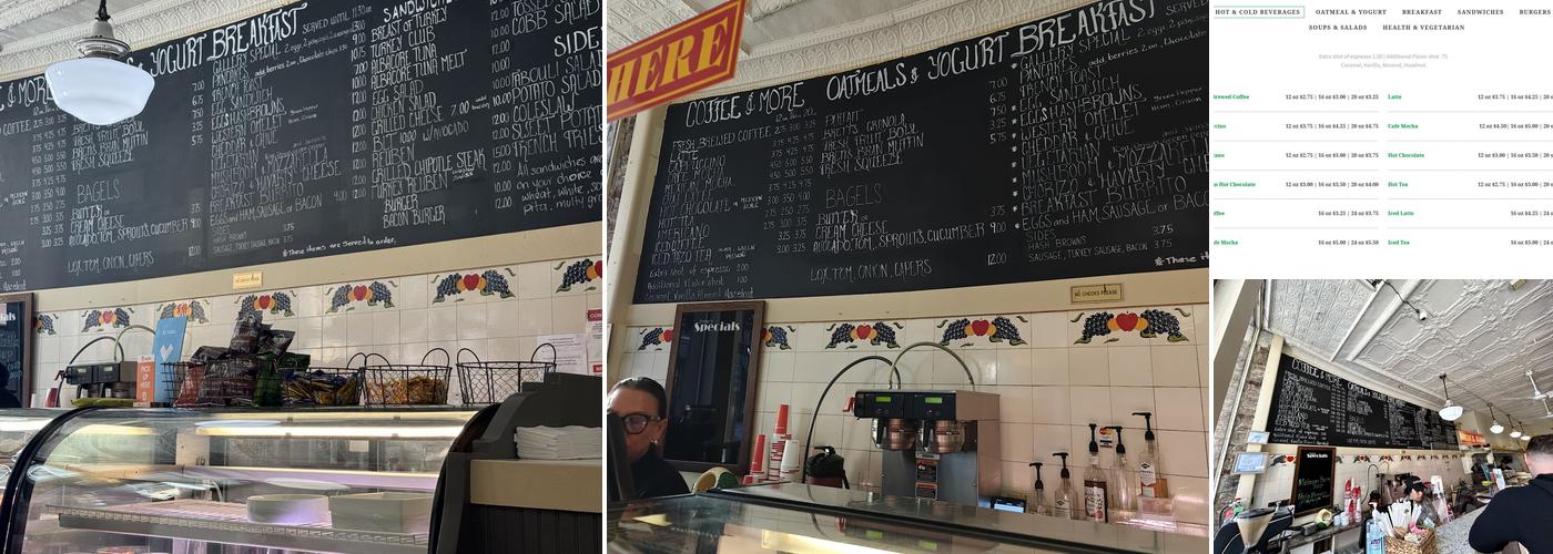 Brett's Kitchen Menu