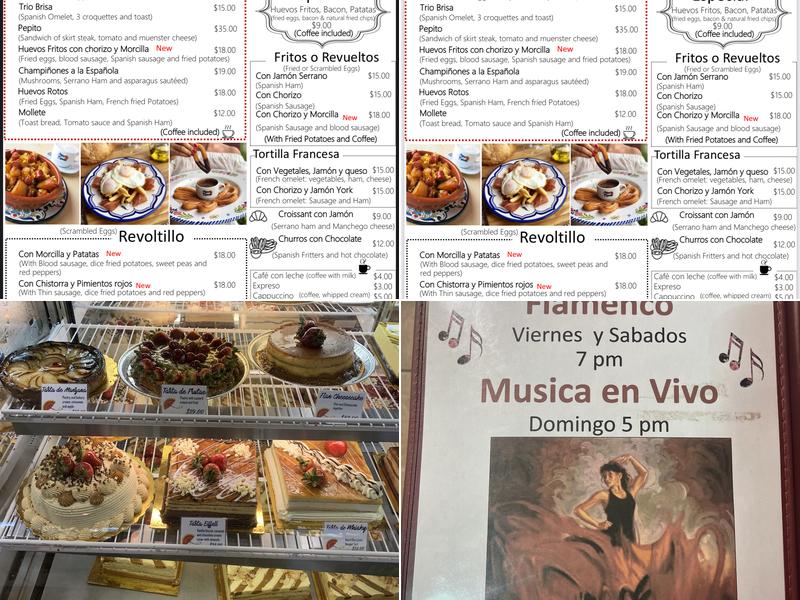 Brisa De España Menu