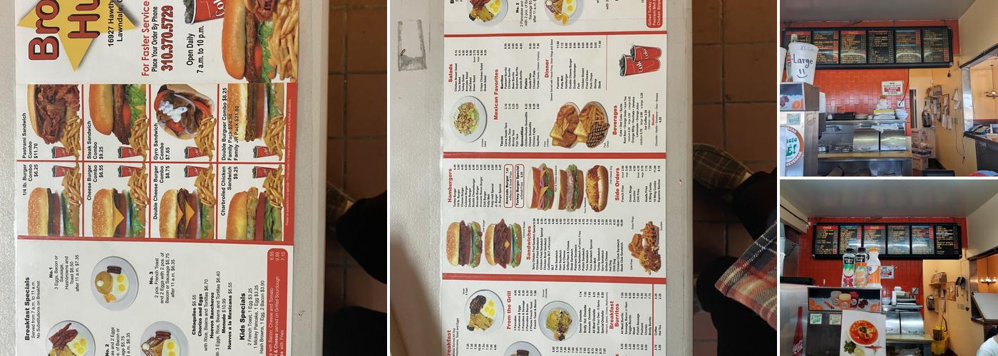 Brolly Hut #2 Menu