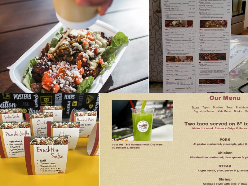 Brushfire Tacos y Tapas Menu
