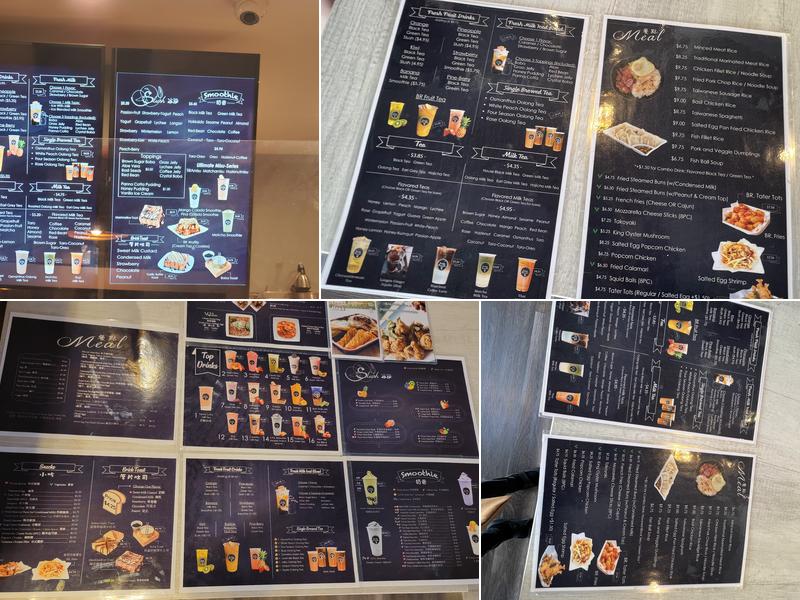 Bubble Republic Menu