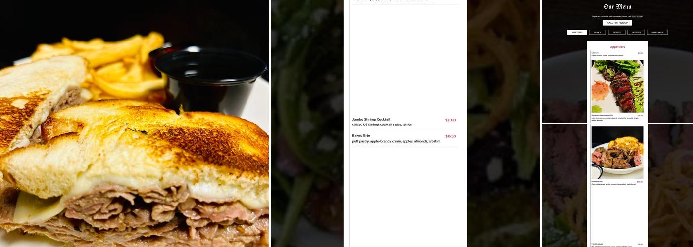 Bully's East Prime Bistro Sports Bar Menu