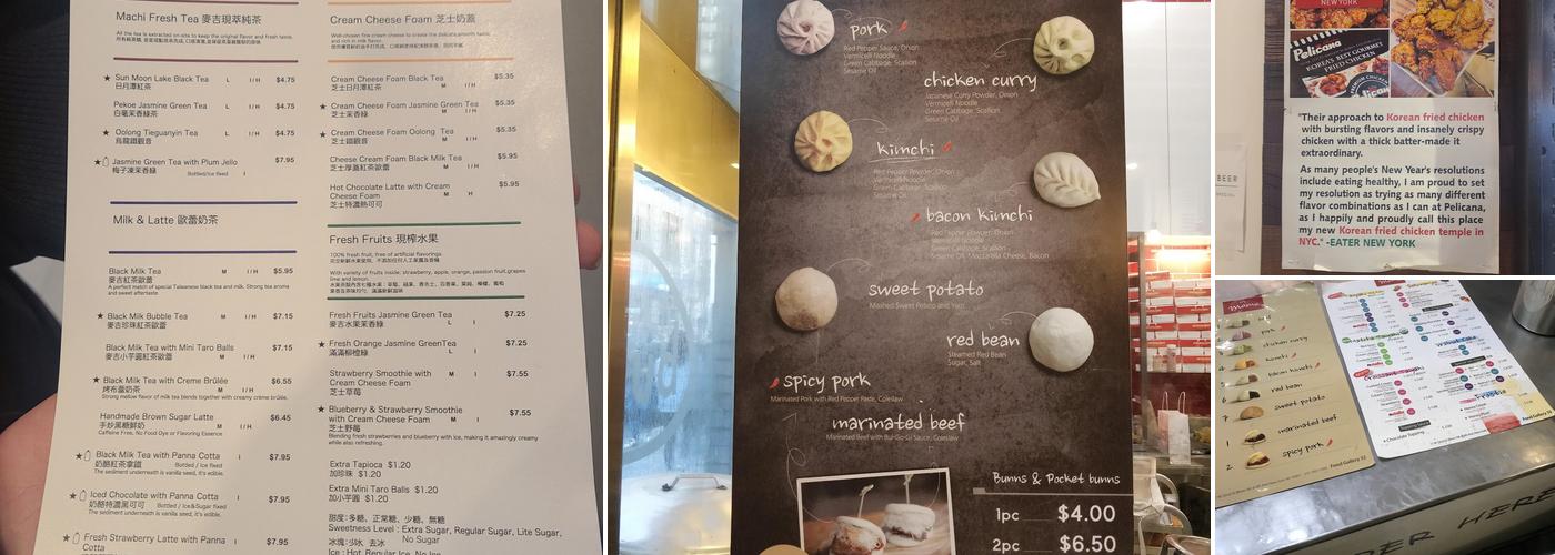 Bunn Menu