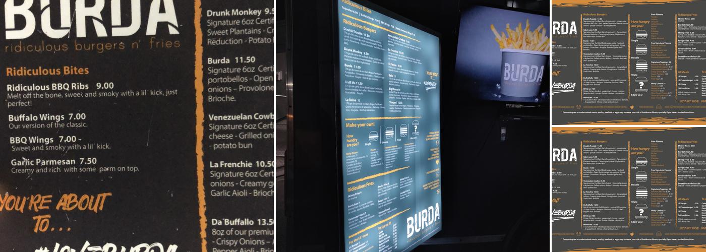Burda Menu