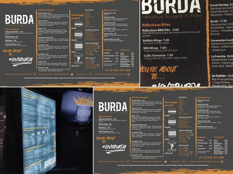 Burda Menu