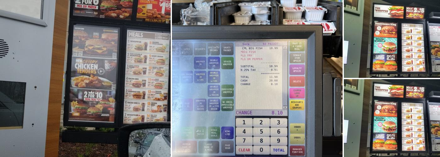 Burger King Menu