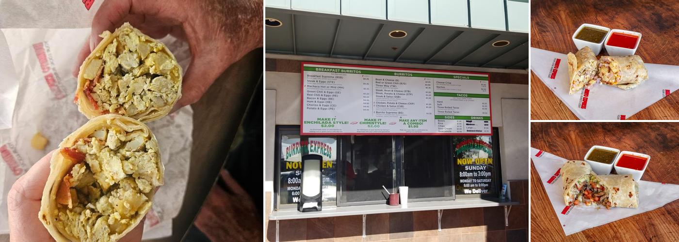BURRITO EXPRESS Menu