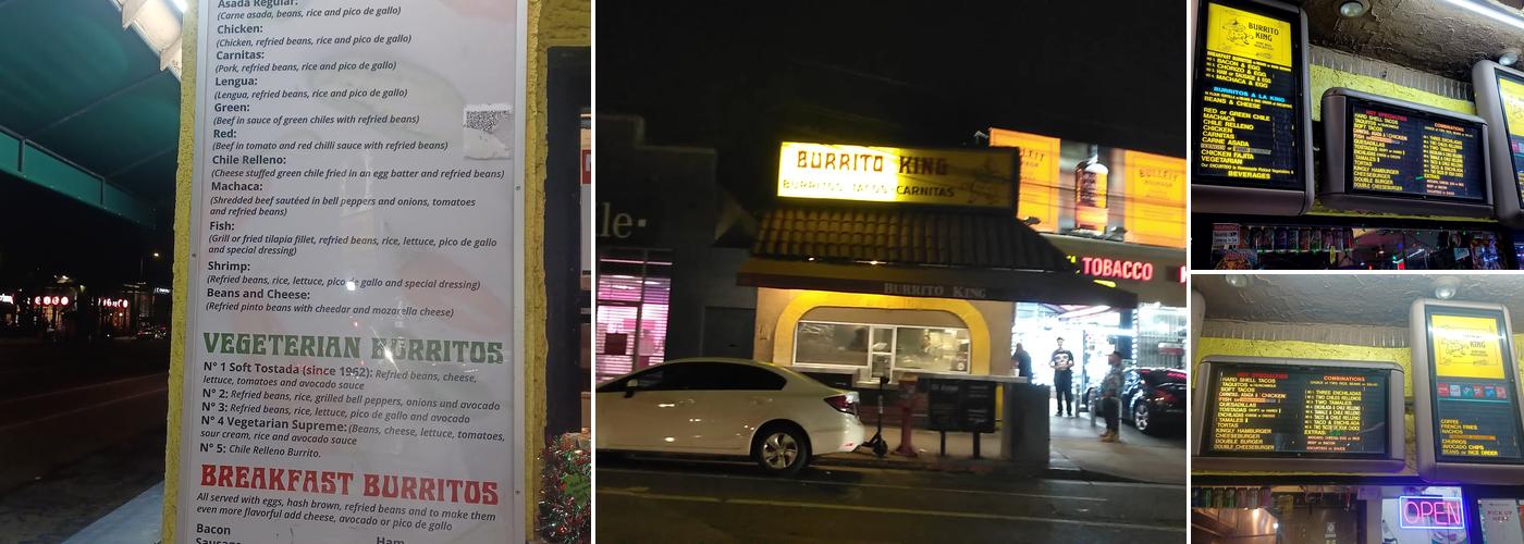 Burrito King Menu