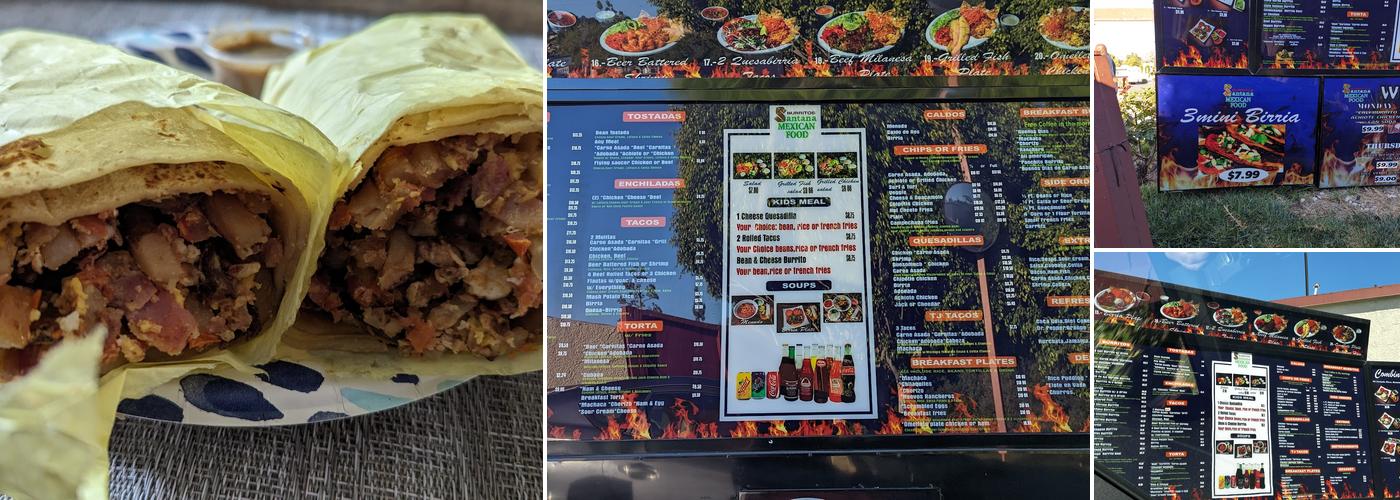 Burritos Santana Menu