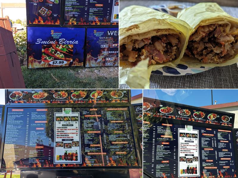 Burritos Santana Menu