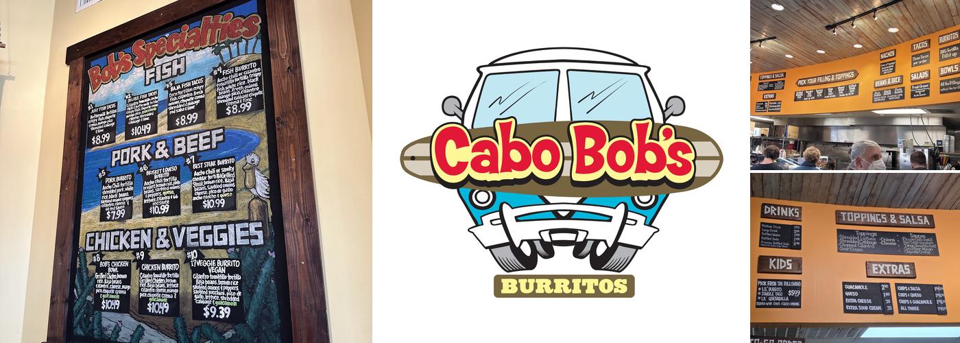 Cabo Bob's Burritos Menu
