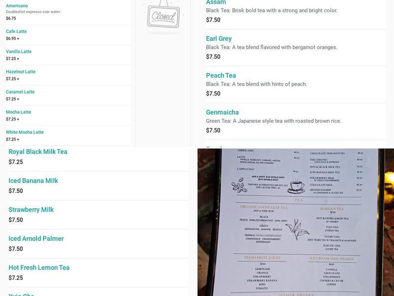 Café Mak Menu