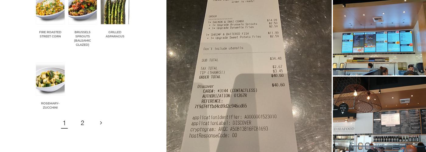 California Fish Grill Menu