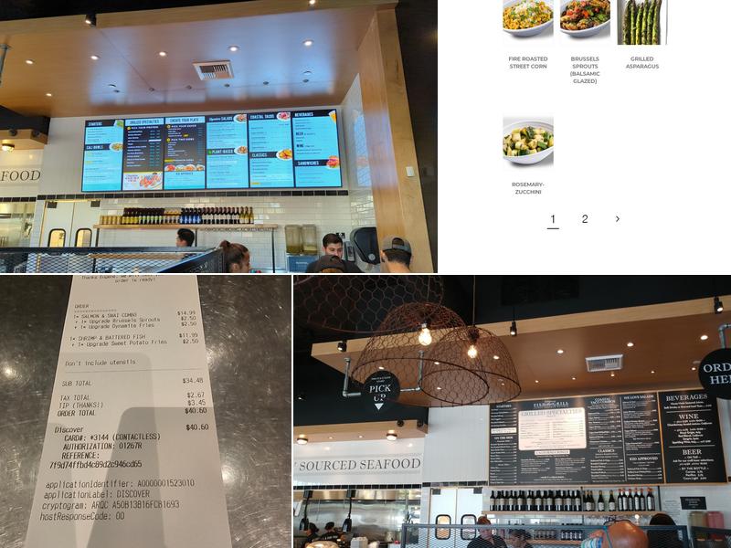 California Fish Grill Menu