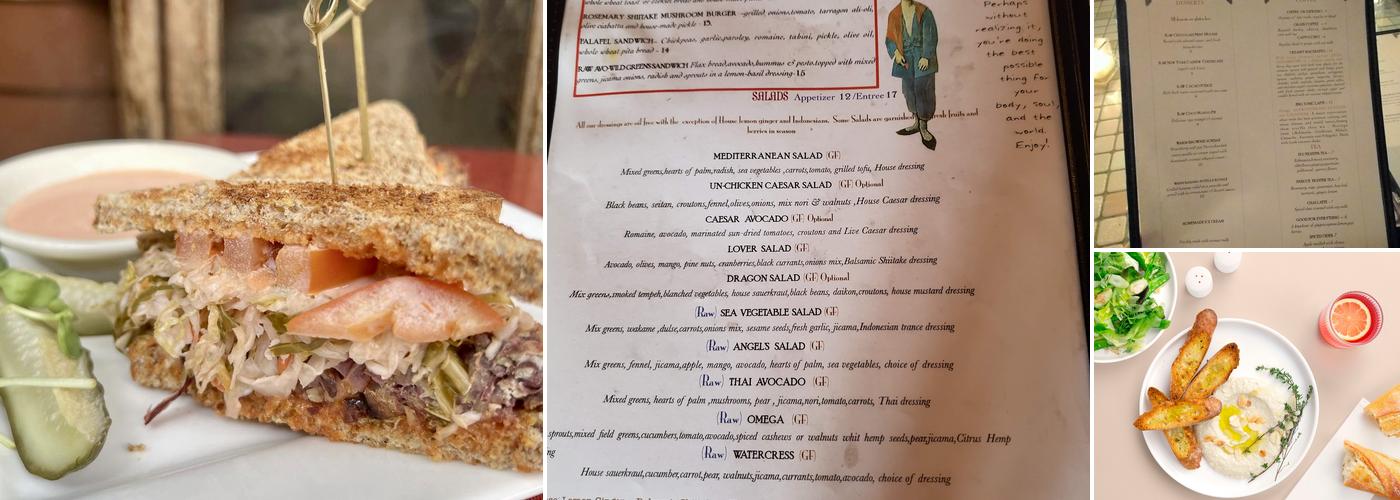 Caravan Of Dreams Menu