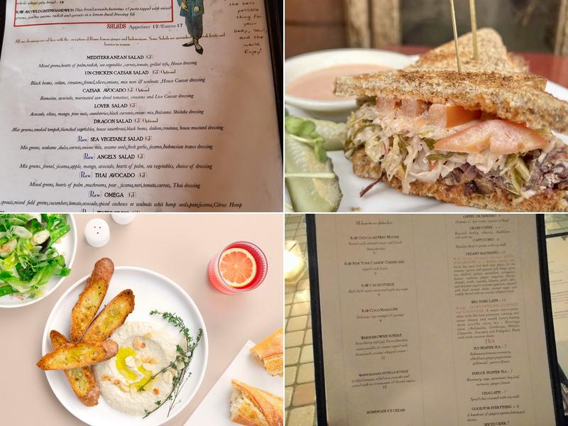 Caravan Of Dreams Menu