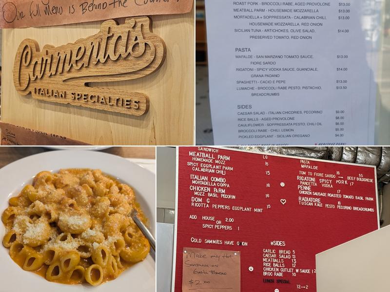 Carmenta’s Menu