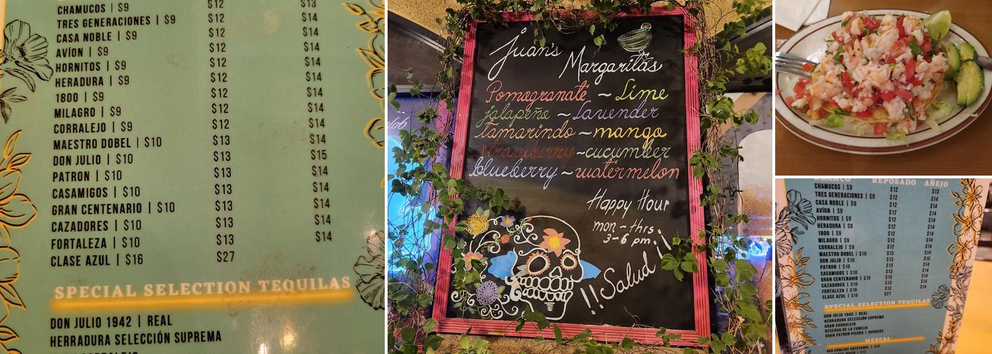 Casa Don Juan Buffalo Menu