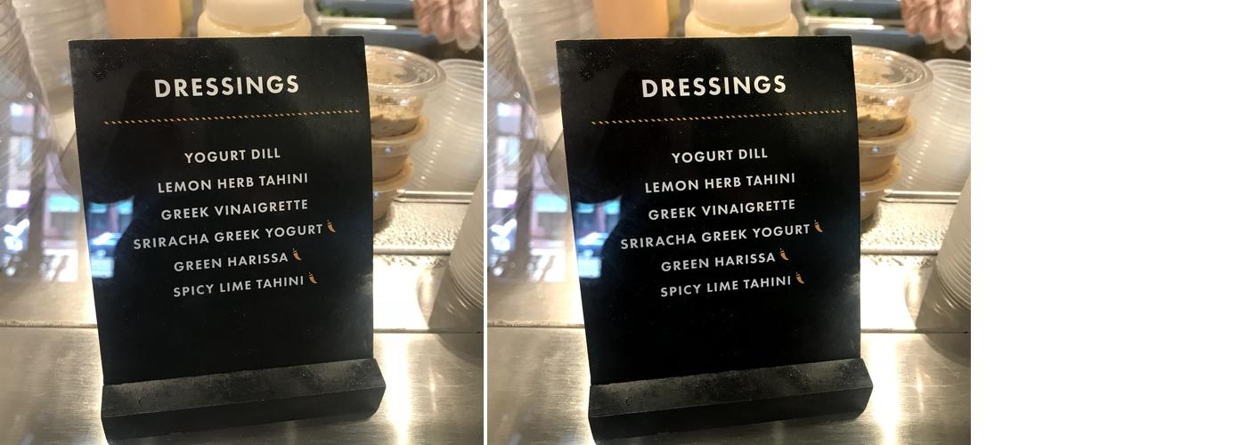 CAVA Menu
