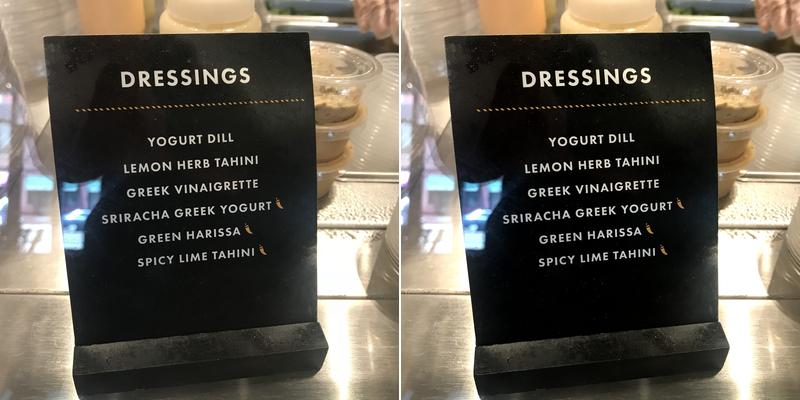 CAVA Menu
