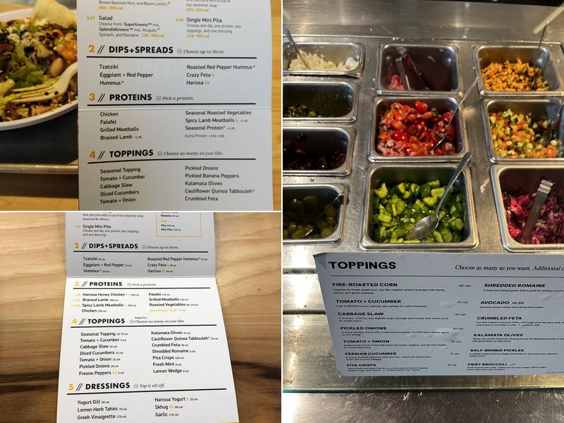 CAVA Menu