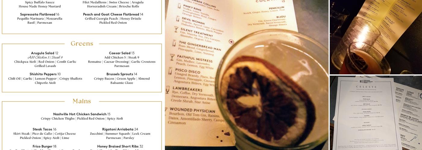 Celeste Menu