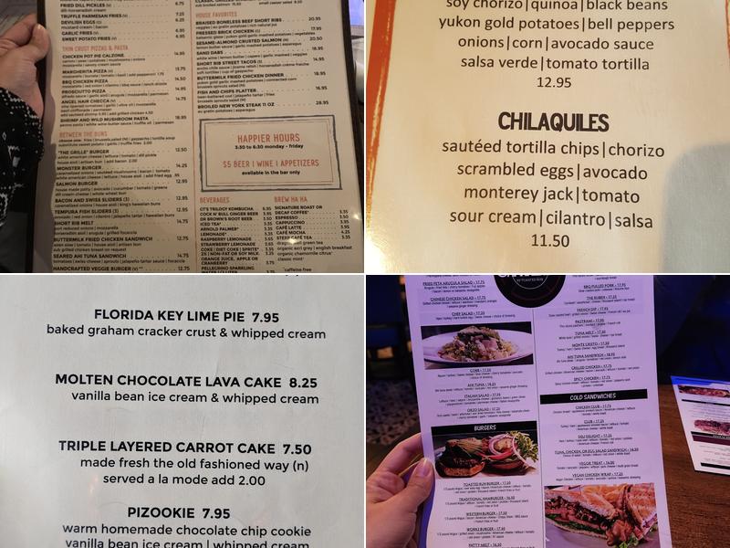 Central Grille Menu