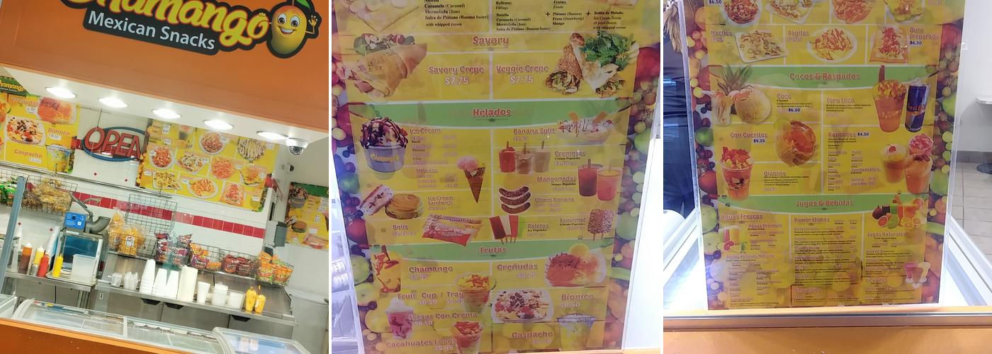 Chamango Menu