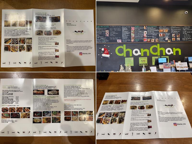 Chan Chan Menu
