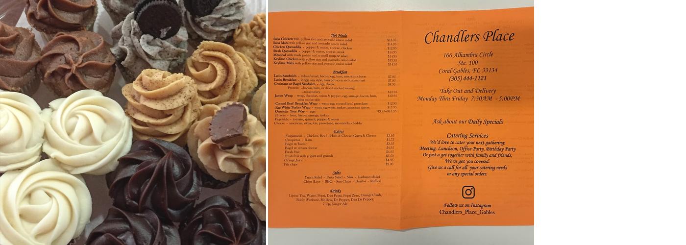 CHANDLERS PLACE Menu