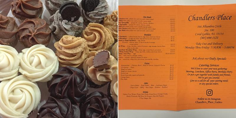 CHANDLERS PLACE Menu