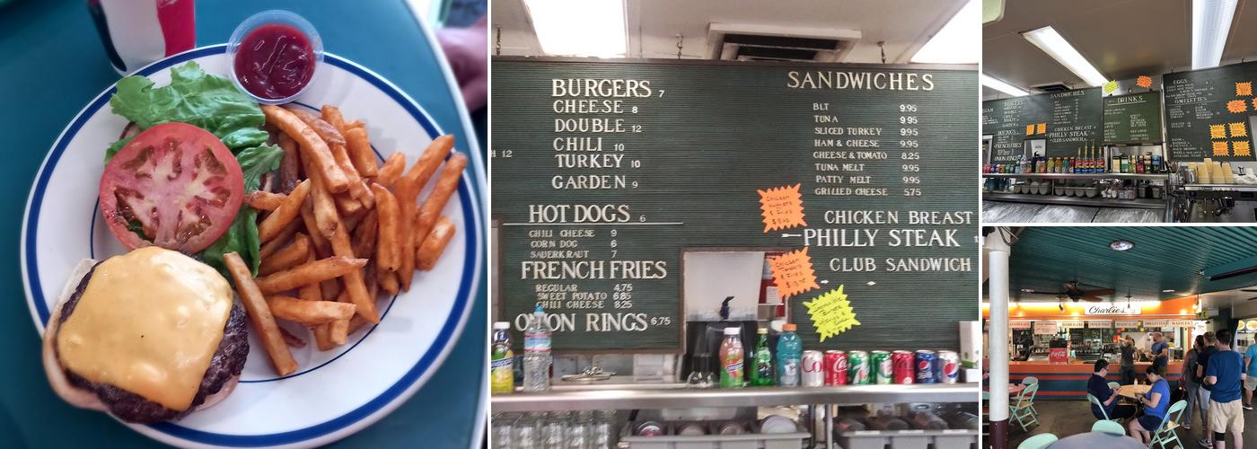 Charlie's Coffee Shop Menu