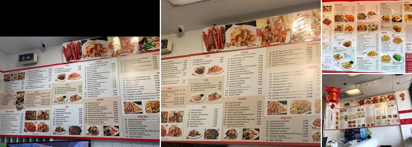 Chef Ming's Menu