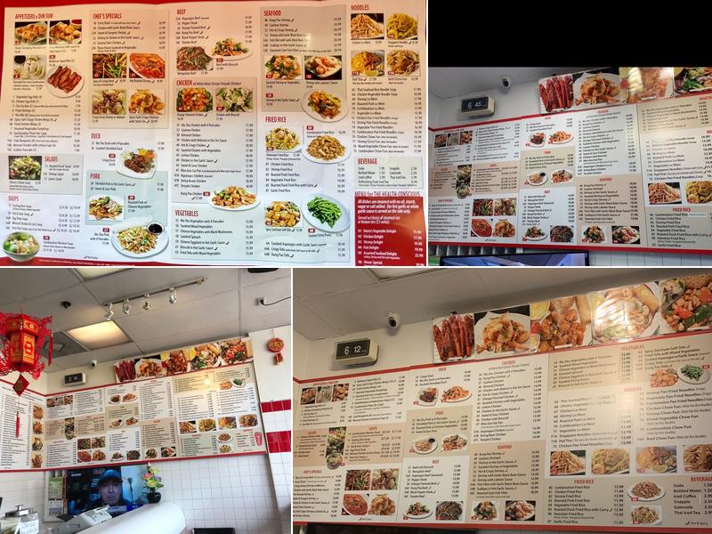 Chef Ming's Menu