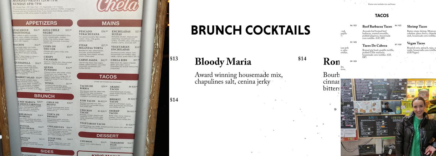 Chela Menu