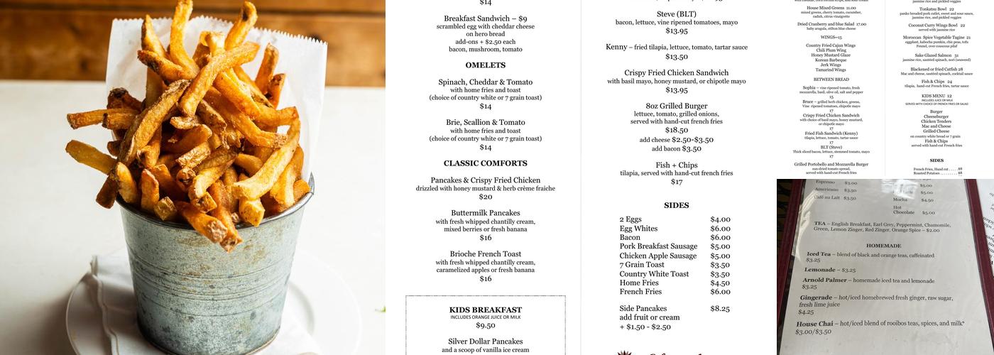 Cheryl's Global Soul Menu