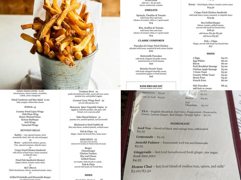 Cheryl's Global Soul Menu