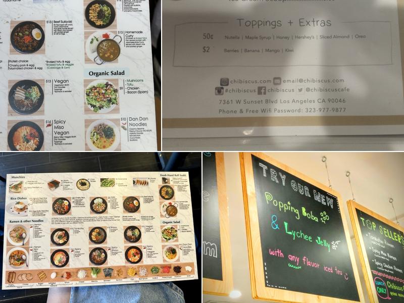 Chibiscus Menu