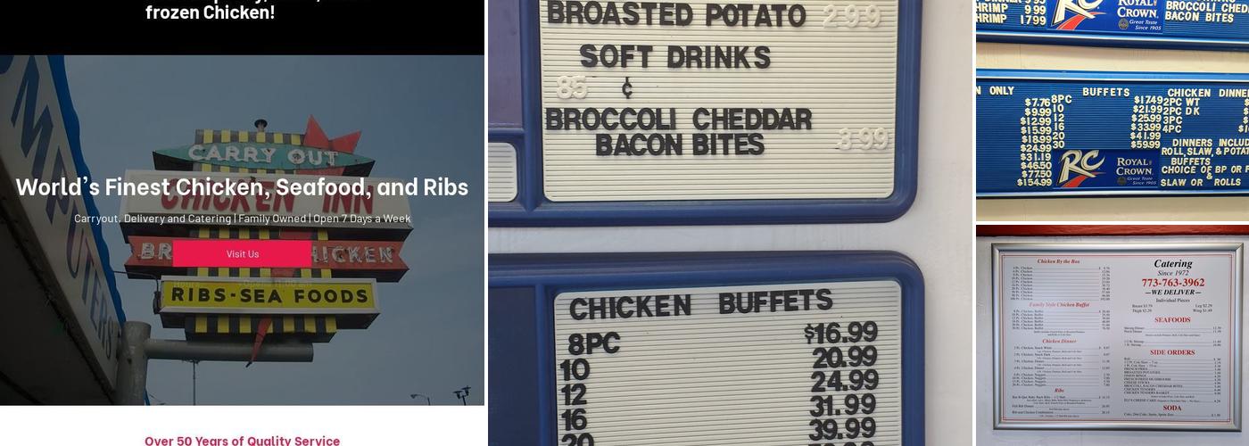 Chicken Inn Menu