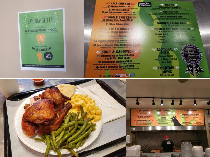 Chicken Works & Salad Company Menu