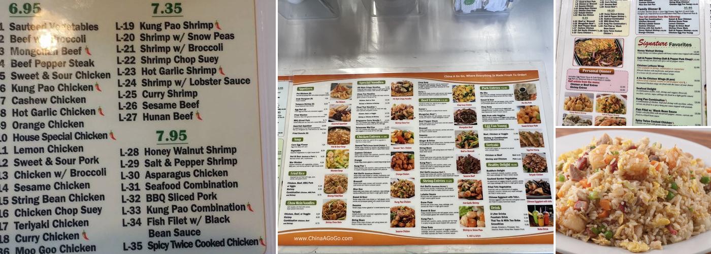 China A Go Go (Farm Rd) Menu