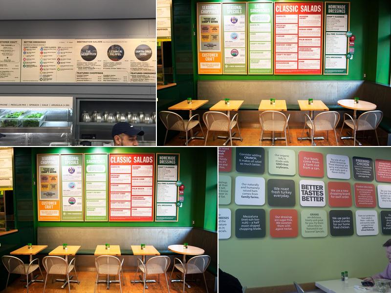 Chopt Creative Salad Co. Menu