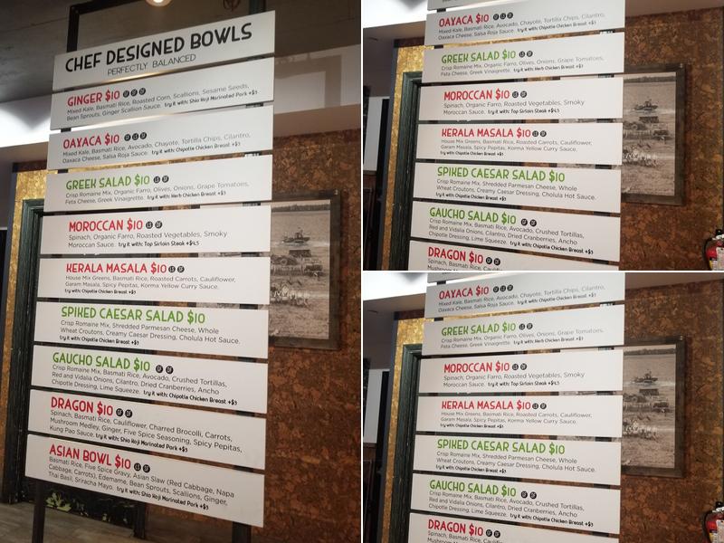 Chopt Creative Salad Co. Menu